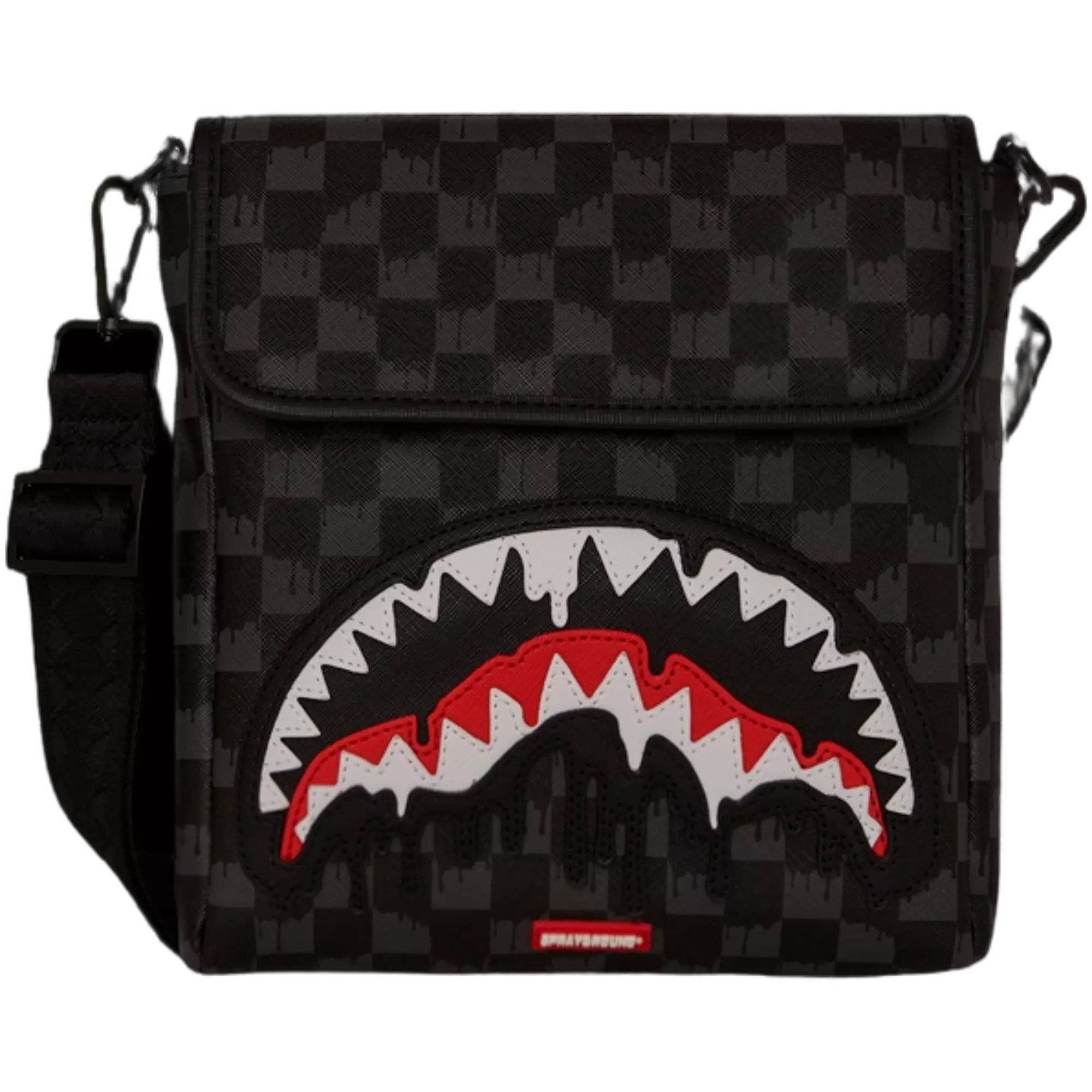 【SPRAYGROUND】 シャーク メッセンジャー スリングバッグ Sprayground Dripping Shark Messenger Sling Bag